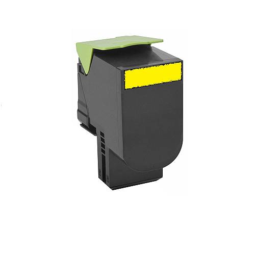 TONER LEXMARK CX410/CX510  YELLOW ΣΥΜΒΑΤΟ (80C2HY0, 802HY)  (3000)