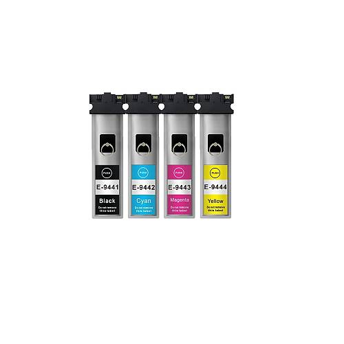 INK ΣΥΜΒΑΤΟ EPSON T94 SET  BLACK (T9451 BLACK 100ML,T9452,T9453,T9454 70ML)